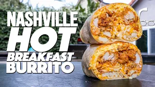 THE NASHVILLE HOT BREAKFAST BURRITO | SAM THE COOKING GUY