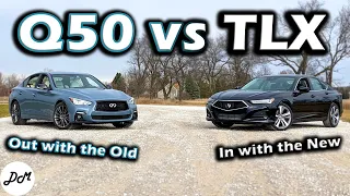 2021 Acura TLX vs 2021 Infiniti Q50