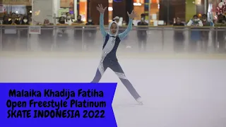 Malaika Khadija F ( INA ) - 2nd Place | Open Freestyle Platinum | Skate Indonesia 2022