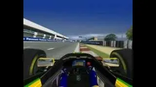 F1 Challenge Michael Schumacher Kyalami onboard lap Benetton B193