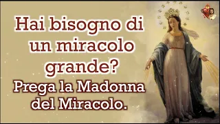 Hai bisogno di un miracolo grande?  Prega la Madonna del Miracolo