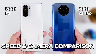 POCO F3 vs POCO X3 Pro SPEED TEST & CAMERA Comparison | Zeibiz