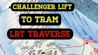 Challenger Lift  to Lone Peak Tram - LRT Traverse: an icy, rocky, double Black Diamond Traverse !!