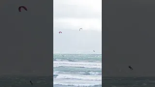 Insane Kitesurfing. Perfect back to back double loops!