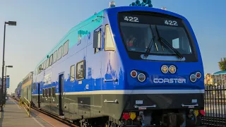 [HD] Coaster, Amtrak, Metrolink & BNSF in Downtown Oceanside! ~Ft. CEM test train, H1 leader & CSX!~