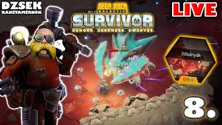 🔴 Deep Rock Galactic: SURVIVOR - 8. Rész - Új Bolygó! Irány a Sóbánya!