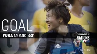 Brazil vs. Japan: Yuka Momiki Goal - July 27, 2017