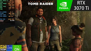 Shadow of the Tomb Raider Very High Settings, Ray Tracing Ultra 1440p | RTX 3070 Ti | i9 12900H