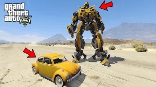 GTA 5 - Jogando com BUMBLEBEE o Filme (FUSCA Transformers)