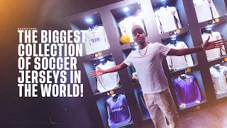 THE BIGGEST COLLECTION OF FOOTBALL SHIRTS IN THE WORLD #elrayo #rodrygogoes