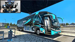 Smooth Bus Drive Trough Sweden - Euro Truck Simulator 2 - Logitech G29 Setup + Handbrake