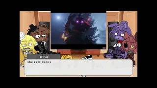 Fnaf 1 react to twisted animatronics in a nutshell|fnaf|link for vid in desc|