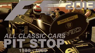 F1 2013 -  All Classic Car Pit Stop | Mr. H Videos