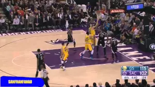 Stephen Curry Shoots A THREE, Talks To Kings Bench While The Ball Is Still In The Air!! (NBA 2016)