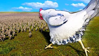 NEW Giant Chicken Unit vs Zombies - Ultimate Epic Battle Simulator 2