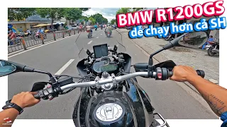 Lái BMW R1200GS còn dễ chạy hơn cả HONDA SH nữa | Anywhere Man