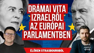 🔴 Élőben Strasbourgból: Drámai vita Izraelről az Európai Parlamentben - Morvay Péter és Kulifai Máté