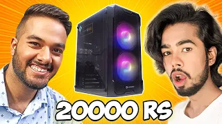 Building My Friend His First Ever Gaming PC Under 20000RS⚡