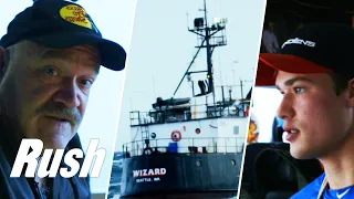 Captain Keith Colburn Brings His Son Aboard The Wizard For Mentoring | Deadliest Catch