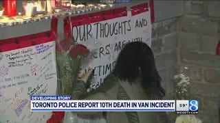 Van kills 10 and injures 15 in Toronto