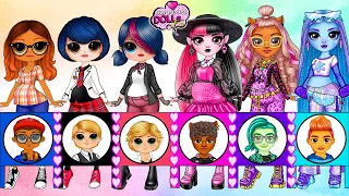 MLB Marinette vs Draculaura Monster High ¿Quién se convertirá en madre? - Manualidades de Papel DIY