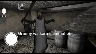granny use her walkarms animation