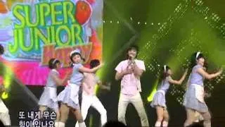 Superjuiorhappy - Cook-King @SBS Inkigayo 인기가요 20080713