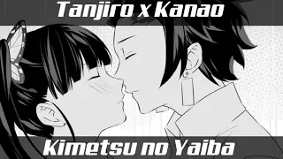 Tanjiro x Kanao - First Kiss [Kimetsu no Yaiba]