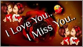 ❤️ I Love U & I Miss U Jaan | Most Romantic Love Status for Partner | Romantic Shayari Status ❤️