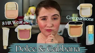 NEW Dolce & Gabbana Beauty | Skin Tint, Bronzer, Blush, Lip Oil, Primer | 8HR Wear Test, Swatches