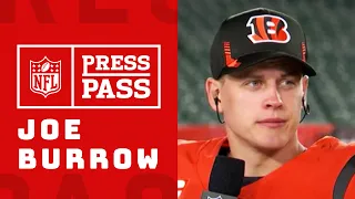 Joe Burrow on TNF Win, Crowd Chants 'MVP' | NFL Press Pass