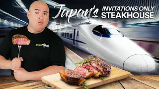 Traveling Japan's Bullet train to FINEST Steakhouse!
