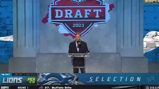 The Detroit Lions Select Jack Campbell 18th Overall in the 2023 NFL Draft
