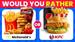 Would You Rather...? FOOD & DRINK Edition 🍔🥤