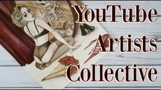 "Reflections" Watercolor Illustration - YTAC "Vintage" | #ArtsyFartsyFriday