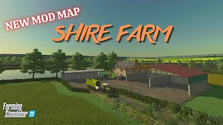 "SHIRE FARM" FS22 Map Tour/Review | New Mod Map | Farming Simulator 22 | PS5