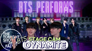 |SUB| Koreans React To 'Dynamite' Stage CAM | Gyeongbokgung |