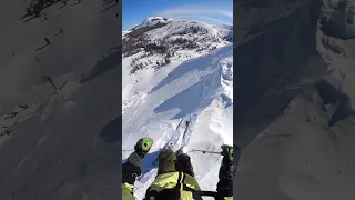 Фрирайд на лыжах Не пытайтесь повторить #freeride #powderpuff 🤙🔥🔥🔥