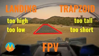 Gauge FPV Landing Glide Slope using Runway Shape 👀📐🛬