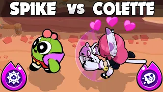 SPIKE vs COLETTE ⭐ Brawl Stars