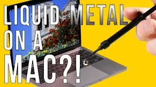 Liquid Metal in a MacBook Pro: No More Throttling!