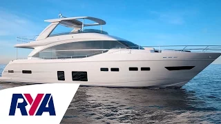 Boat Tour - Princess 75 Luxury Motor Yacht - Come aboard and explore at London Boat Show