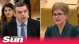 Douglas Ross slams Nicola Sturgeon's SNP 'How can Nationalist MSPs clap such a disgusting answer'