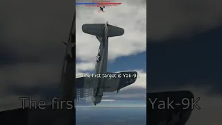 [Snaproll] War Thunder - F4U-1C vs Yak-9T, Yak-9K #shorts