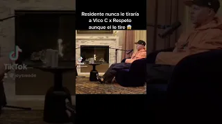 Residente nunca le tiraría a Vico C x Respeto ✊