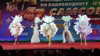 Шоу балет Princess show. г.Краснодар. Номер "Антре" на 5 артисток