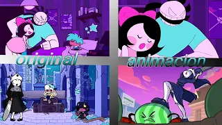 BAD NUN X Power Hour animacion vs original
