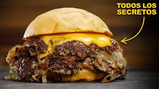 Paso a Paso: Como Hacer la MEJOR Oklahoma (Fried Onion Cheeseburger) | JohnJohnBurger