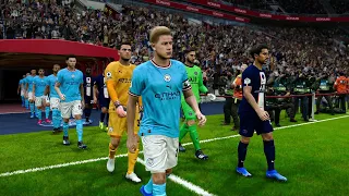 PES 2023 - PSG vs Manchester City - Simulation Gameplay (PS5/PS4) PES 2021 MOD