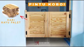 Cara Membuat Pintu Koboi Dari Kayu Palet || #furnituredesign #diy  #pintu #PIntukoboi